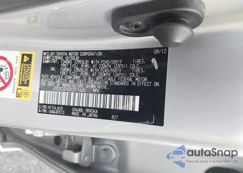 2013 Toyota Highlander Hybrid Limited V6 from USA, damaged, VIN JTEDC3EH3D2011606